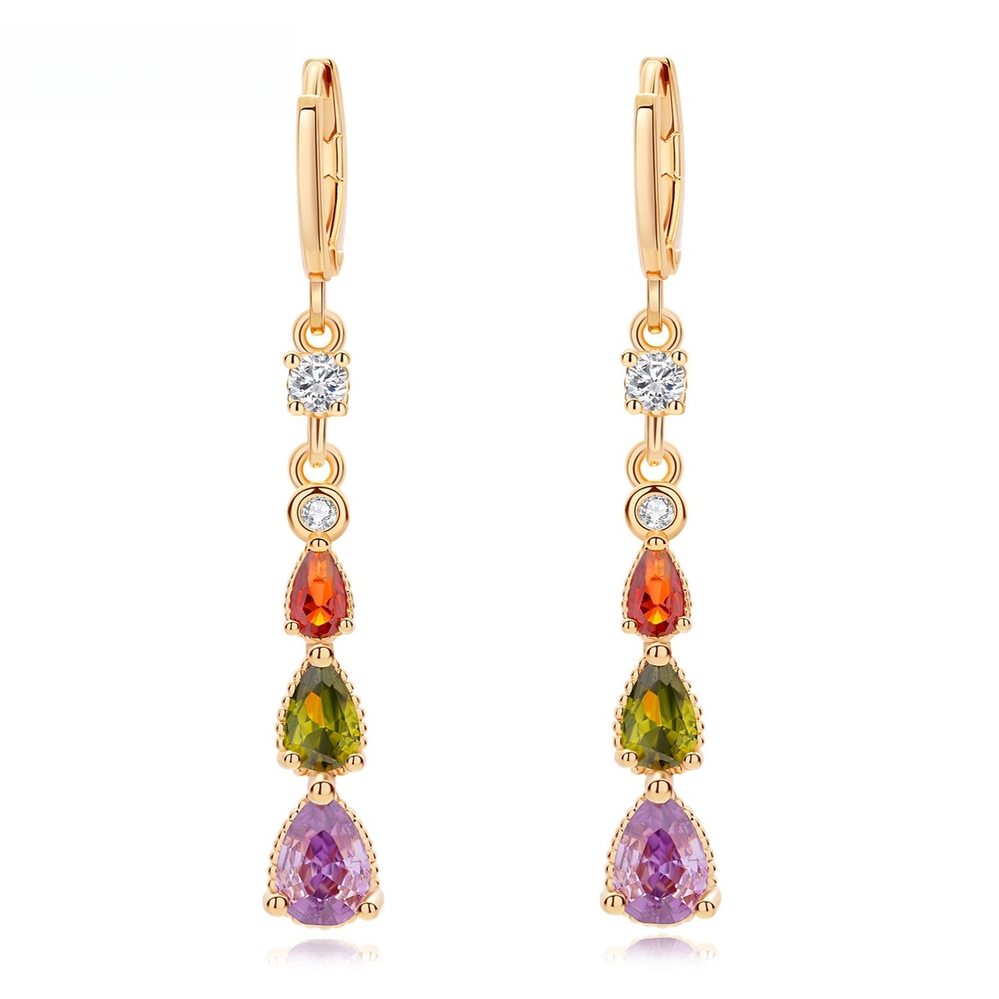 Minimalist Pear Drop Earrings for Women