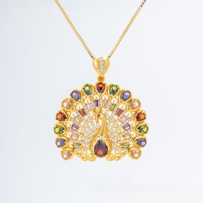 Elegant Ice Flower Statement Pendant Necklace for Women Party Jewelry