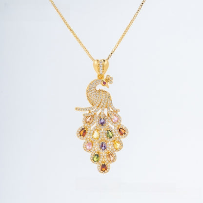 Elegant Ice Flower Statement Pendant Necklace for Women Party Jewelry