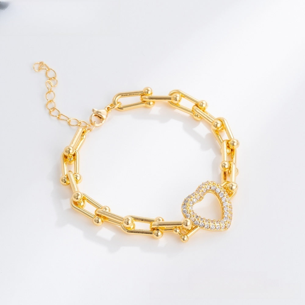 Broken Heart Minimalist Bracelet for Women