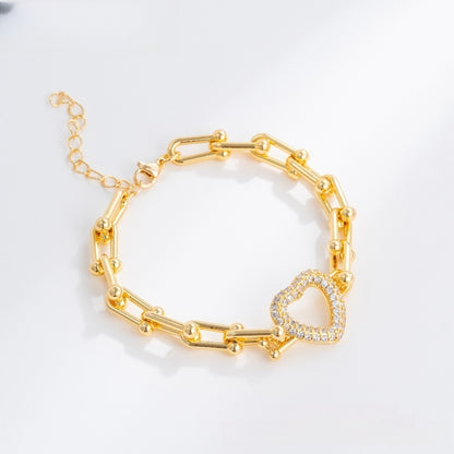 Broken Heart Minimalist Bracelet for Women