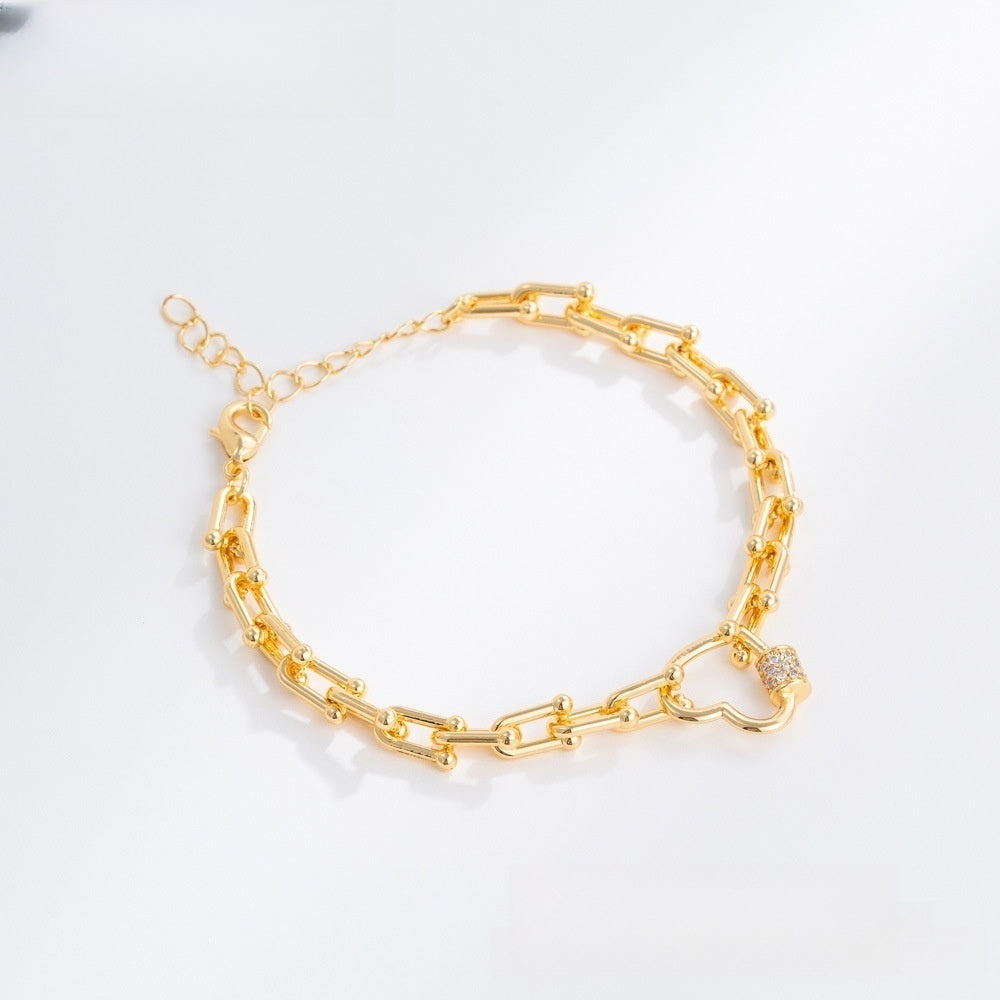 Broken Heart Minimalist Bracelet for Women