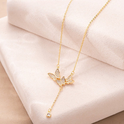 Elegant Circle Pendant Necklace for Women Sparkly Minimalist Layering Piece