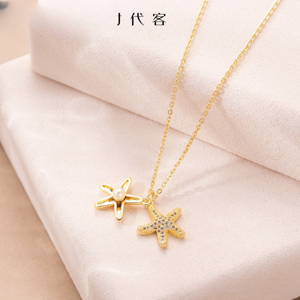 Elegant Circle Pendant Necklace for Women Sparkly Minimalist Layering Piece