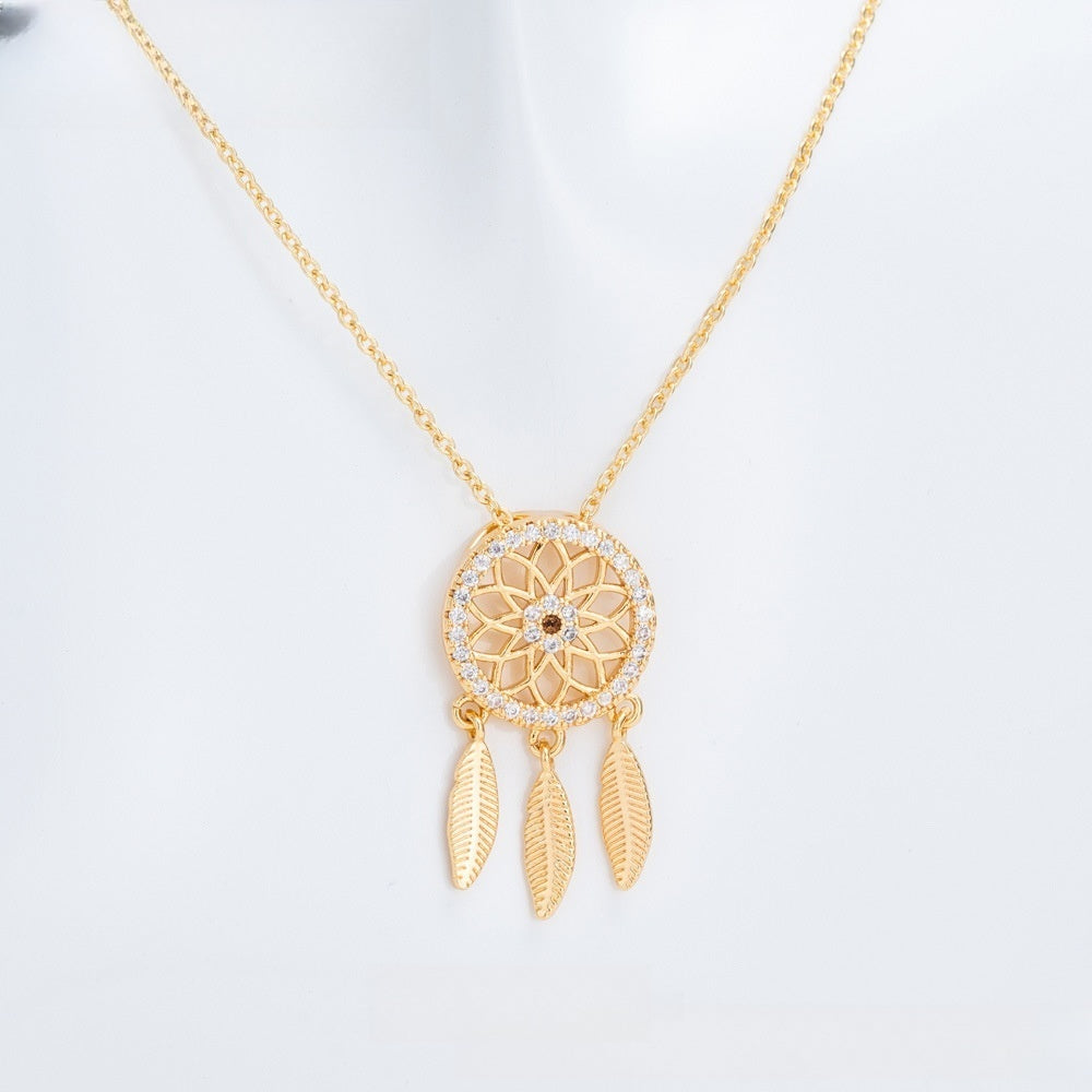 Minimalist Oval Link Pendant Necklace for Women