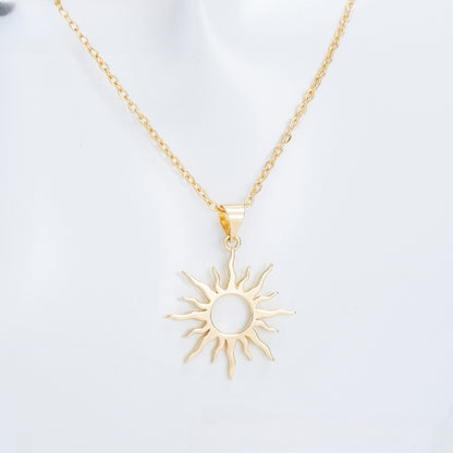 Minimalist Oval Link Pendant Necklace for Women