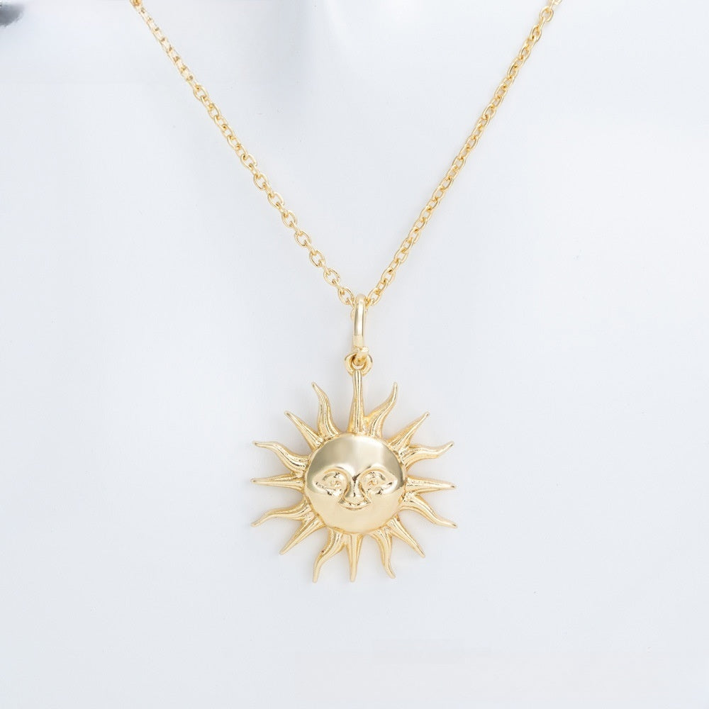 Minimalist Oval Link Pendant Necklace for Women