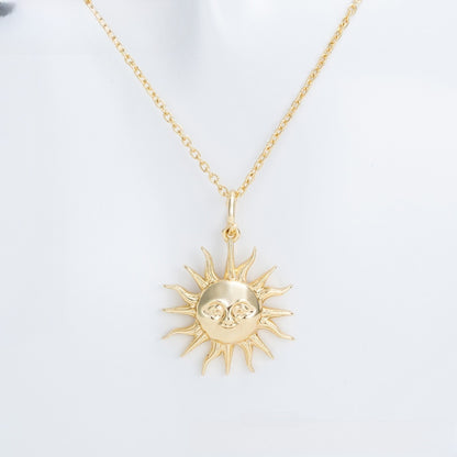 Minimalist Oval Link Pendant Necklace for Women