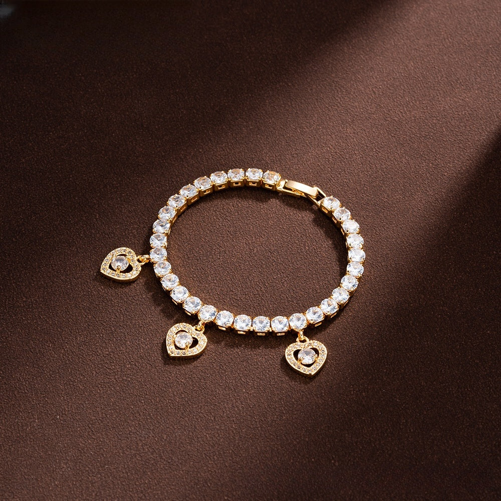 Floral Tennis Bracelet for Women