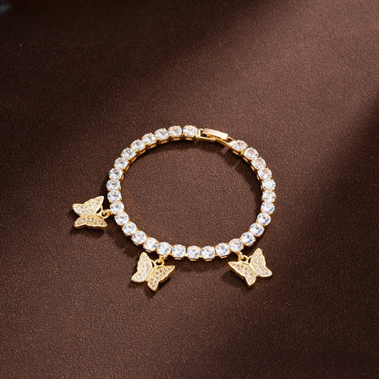 Floral Tennis Bracelet for Women