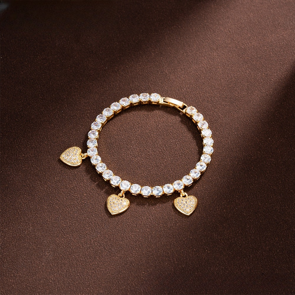Floral Tennis Bracelet for Women