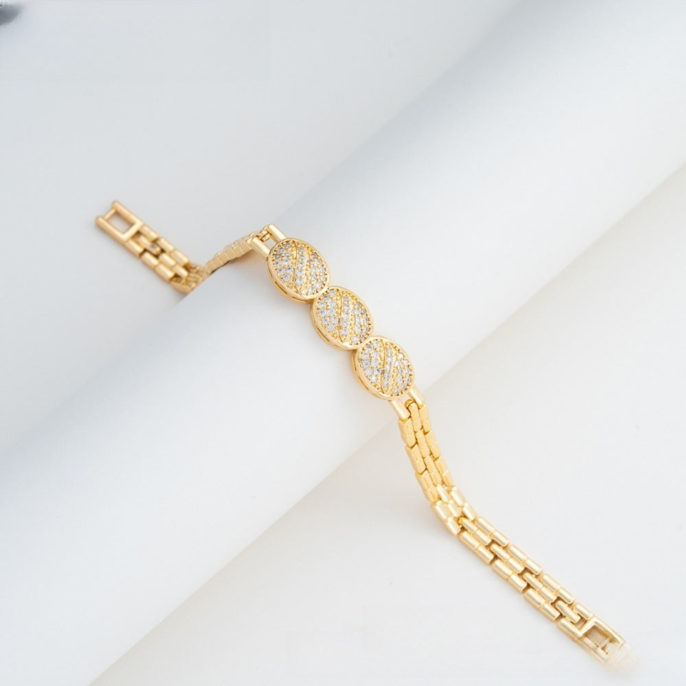 Camellia Charm Minimalist Bracelet for Women