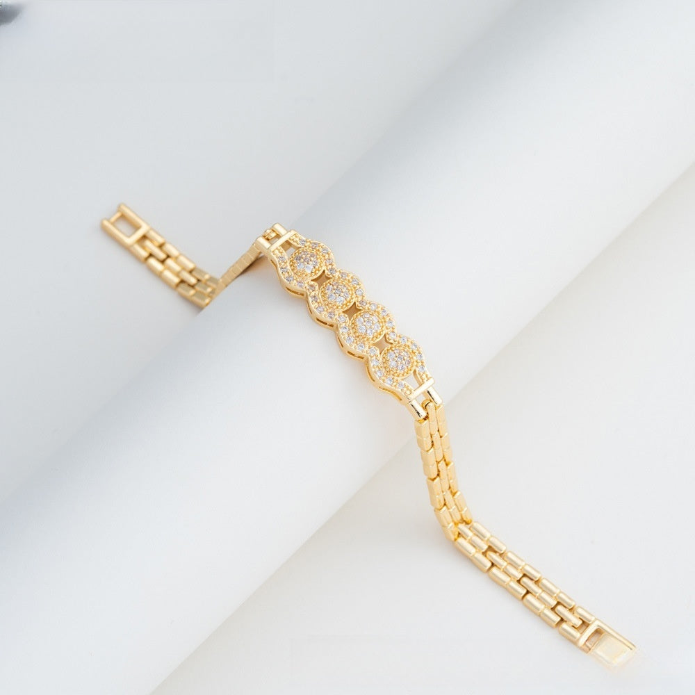 Camellia Charm Minimalist Bracelet for Women