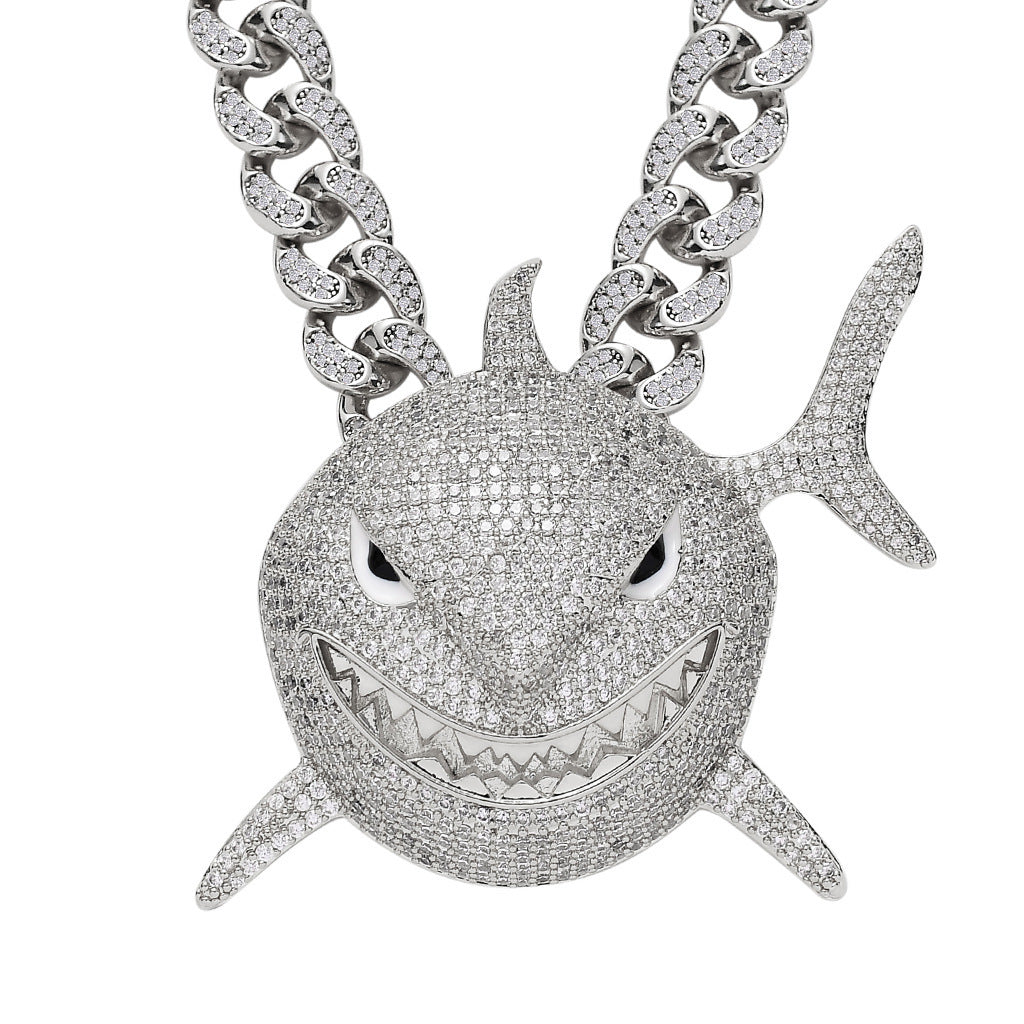 Hip Hop Cuban Link Cubic Zirconia Necklace for Men and Women