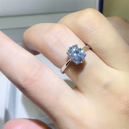 Oval Moissanite Ring, Stud Earrings & Pendant Jewelry Collection