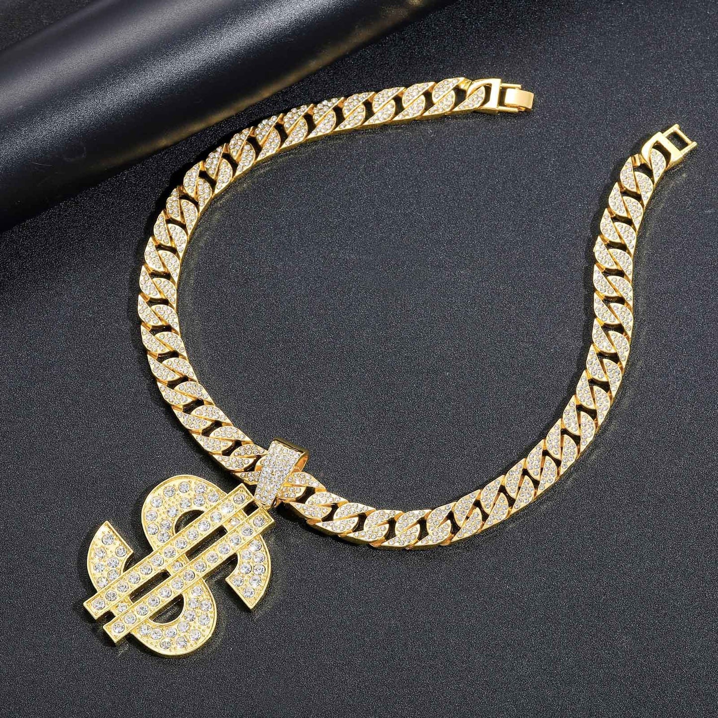 Hip Hop Cuban Link Stainless Steel Necklace for Men and Women