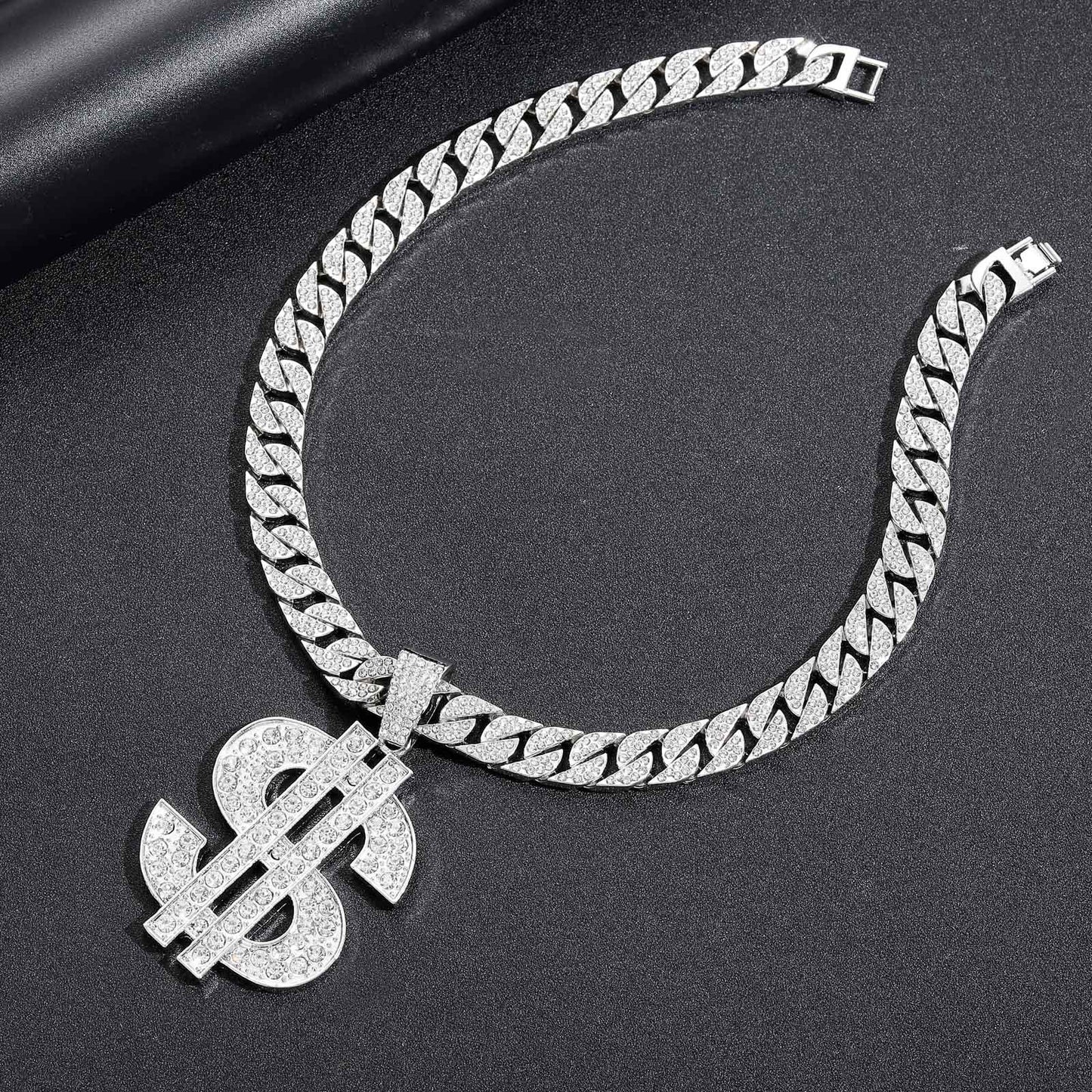 Hip Hop Cuban Link Stainless Steel Necklace for Men and Women
