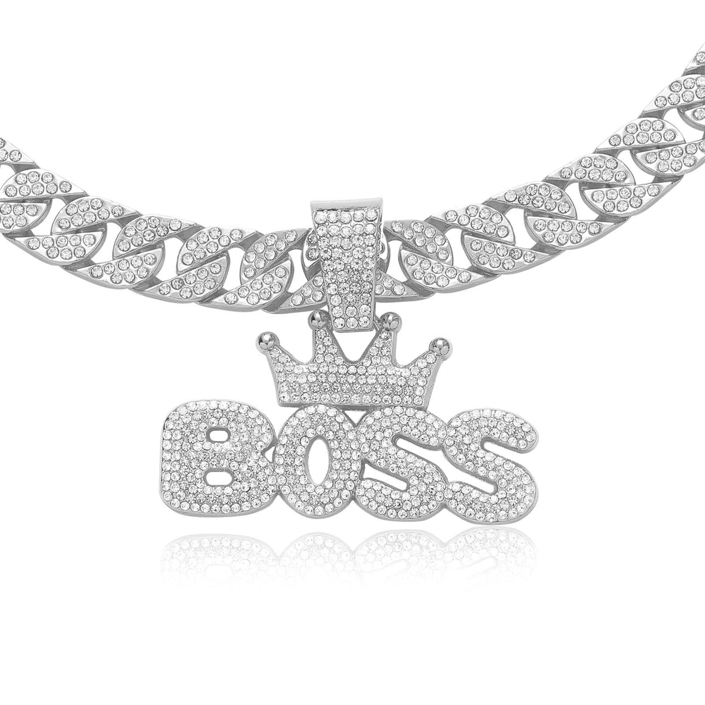 Hip Hop Light Luxury Iced Link Alloy Bracelet for Men and Women