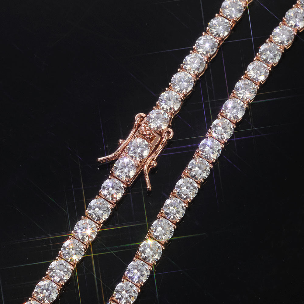 2-8 mm Round CZ Tennis Copper Bracelet - CHA003 product image