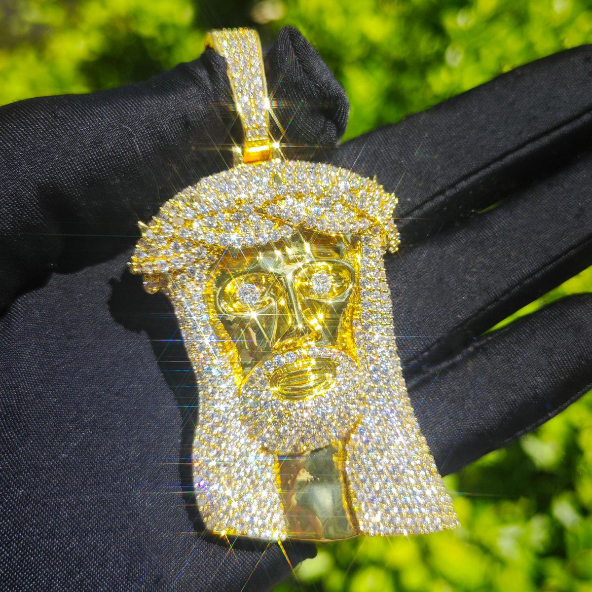 Iced Out Jesus Pendant Necklace for Men product image