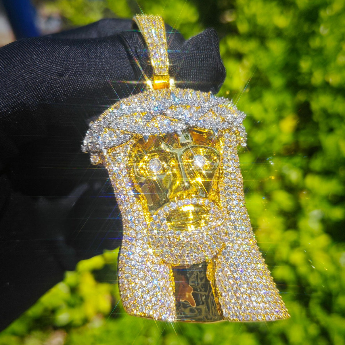 Iced Out Jesus Pendant Necklace for Men product image