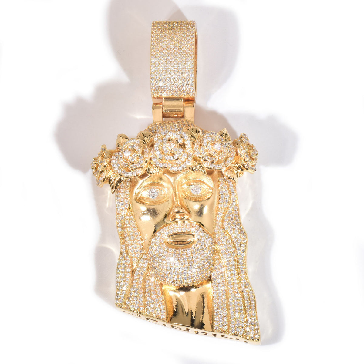 Iced Out Portrait Pendant Necklace product image