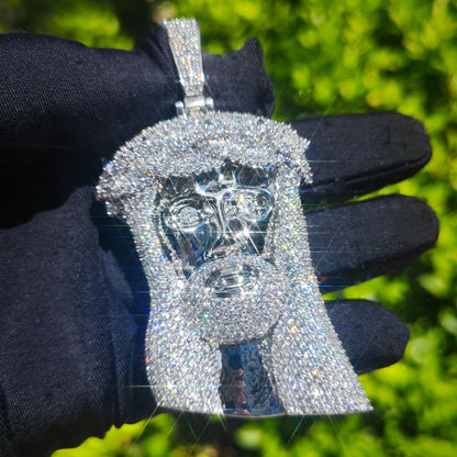 Iced Out Jesus Pendant Necklace for Men