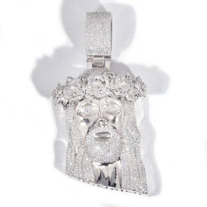 Iced Out Portrait Pendant Necklace