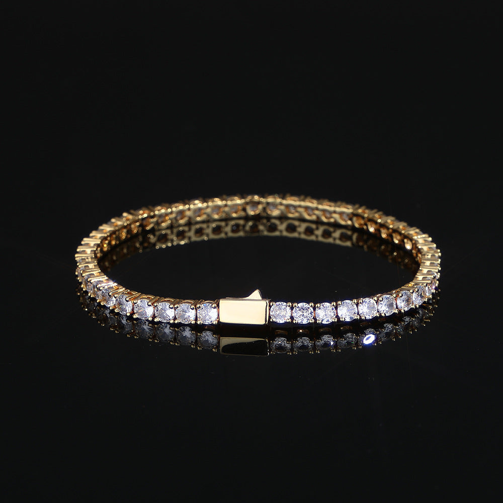 3-5 mm Round CZ Tennis Copper Bracelet - CHA005 product image