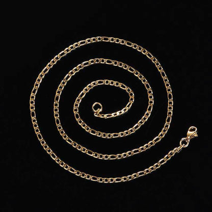 3-6 mm Figaro Link Stainless steel Necklace - CHA074
