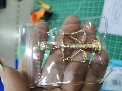 金色+3mm金色古巴链