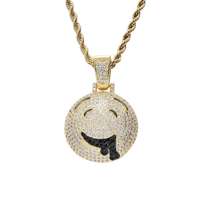 Hip Hop Fashion Copper Pendant Necklace for Men and Women