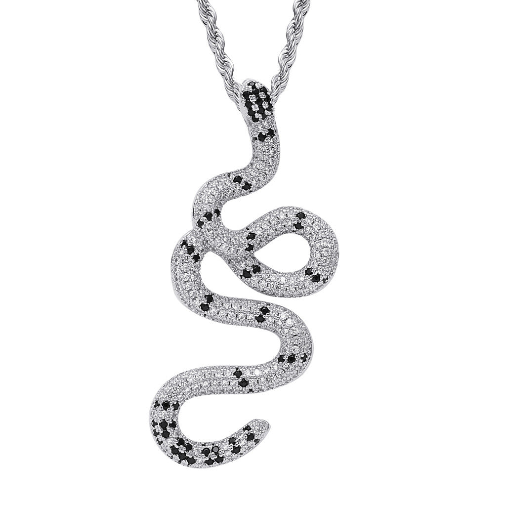 Light Luxury Cross Cubic Zirconia Pendant Necklace for Men and Women