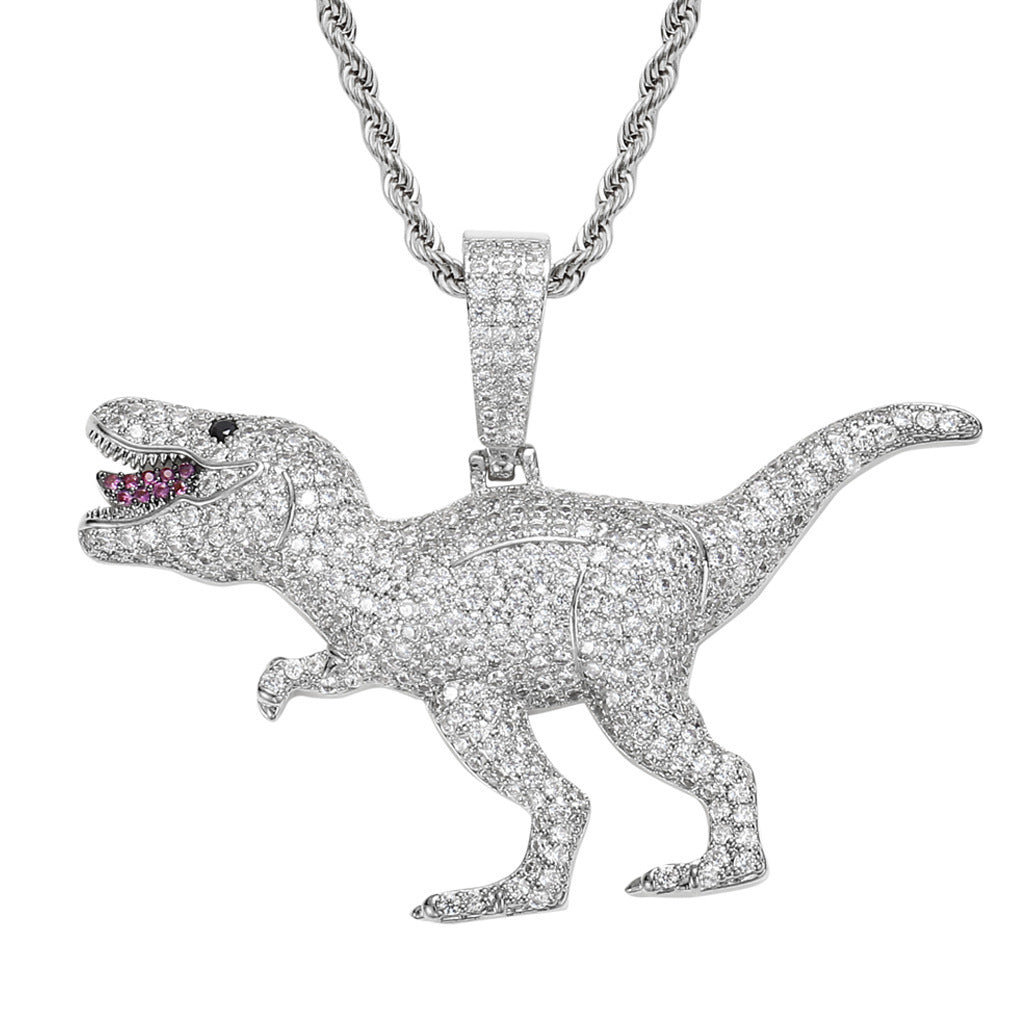 Hip Hop Cuban Link Bubble Cubic Zirconia Necklace for Men and Women