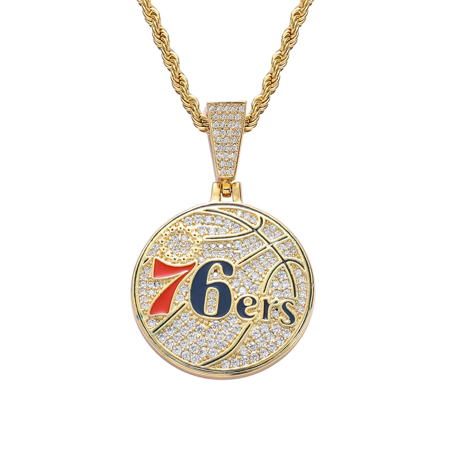 Hip Hop Cat Cubic Zirconia Pendant Necklace for Men and Women