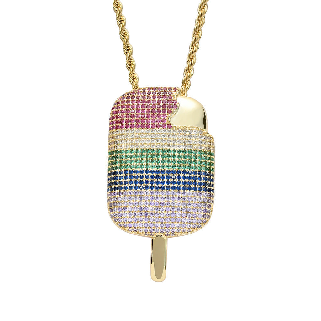 Hip Hop Fashion Copper Pendant Necklace for Men and Women