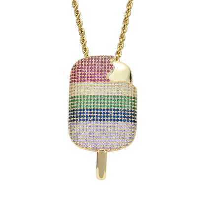 Hip Hop Fashion Copper Pendant Necklace for Men and Women