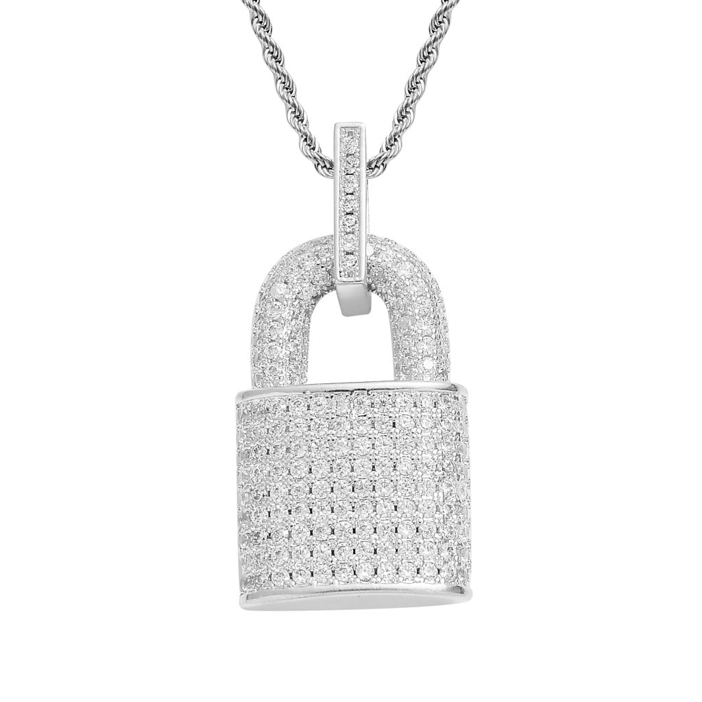 Light Luxury Fashion Copper Pendant Necklace for Men and Women