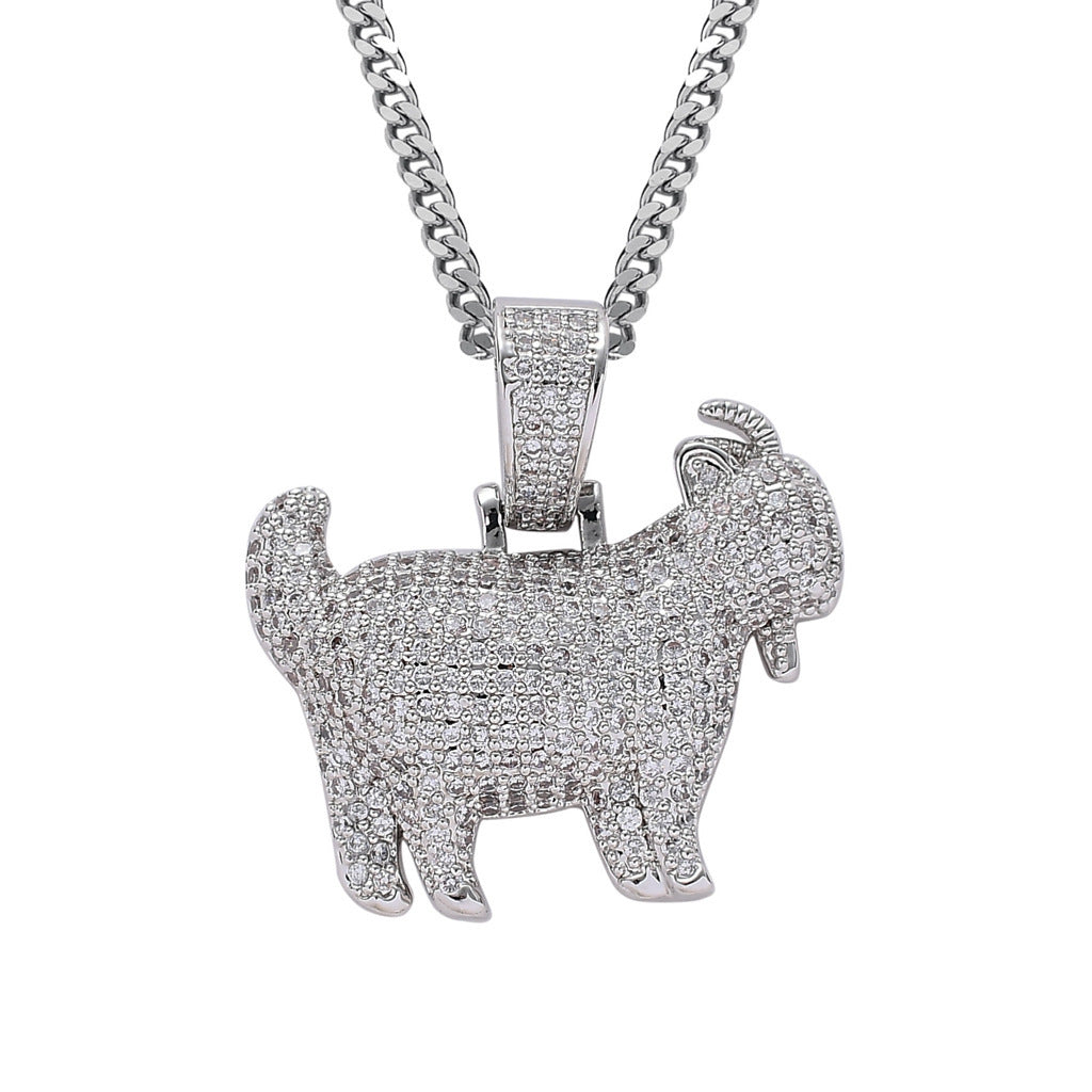 Hip Hop Fashion Copper Pendant Necklace for Men and Women