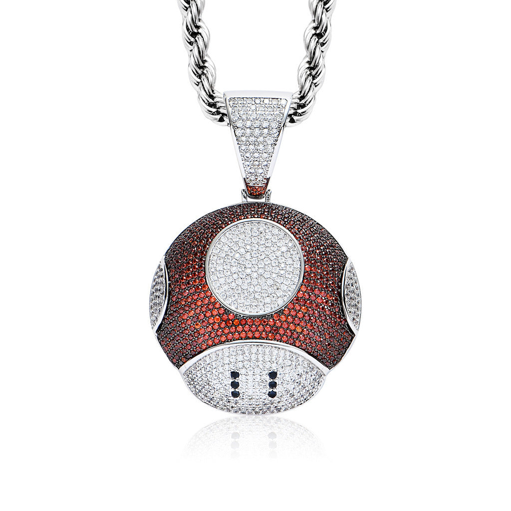 Hip Hop Fashion Copper Pendant Necklace for Men and Women