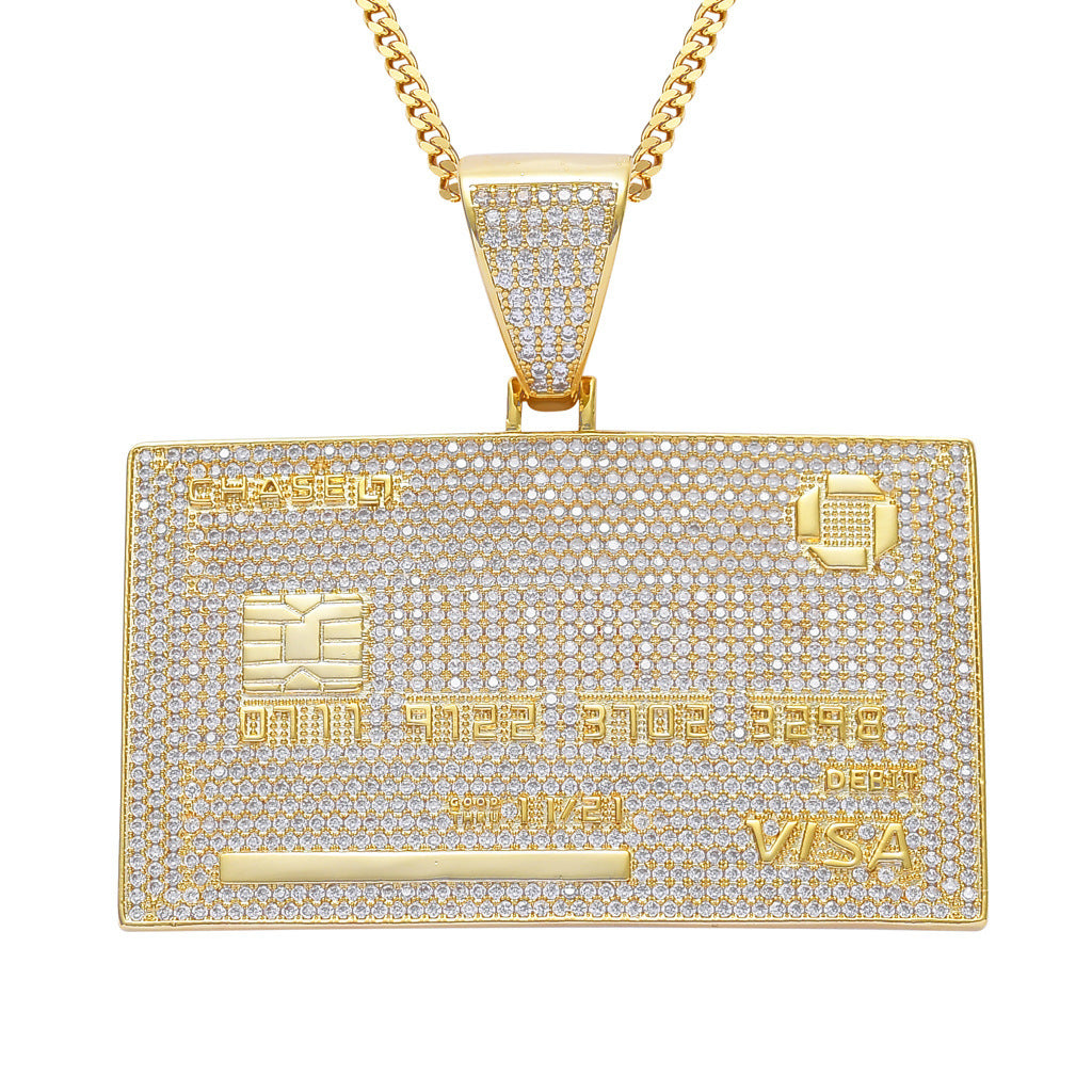 Hip Hop Fashion Copper Pendant Necklace for Men and Women