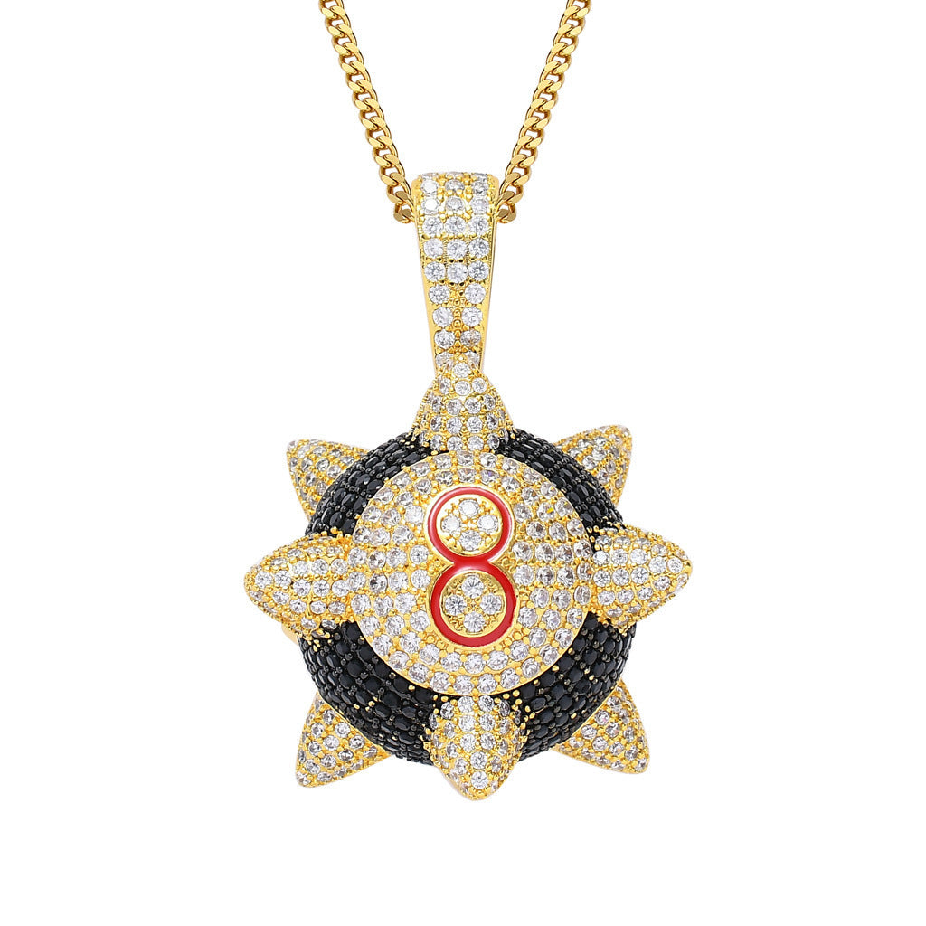 Hip Hop Fashion Copper Necklace for Men and Women