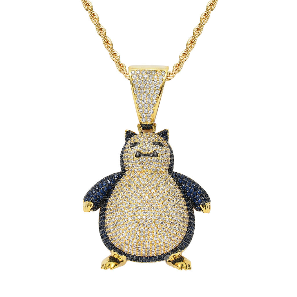 Hip Hop Fashion Copper Pendant Necklace for Men and Women