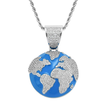 Hip Hop Fashion Cubic Zirconia Pendant Necklace for Men and Women