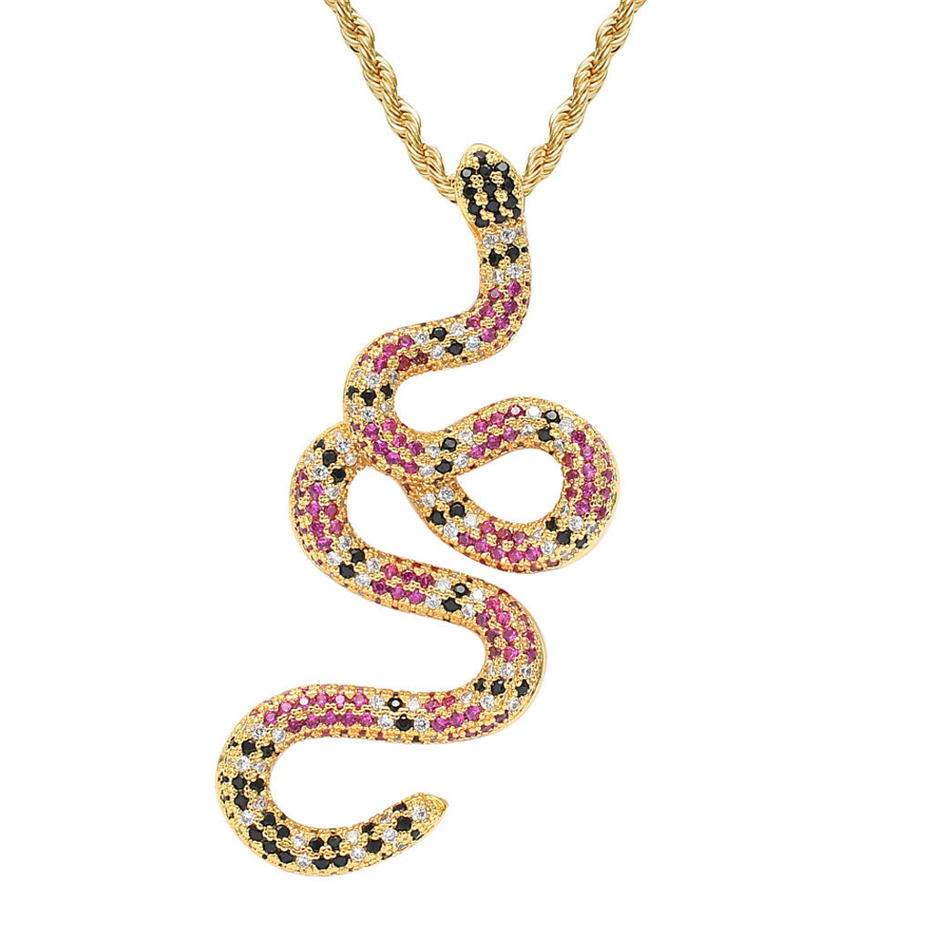 Light Luxury Cross Cubic Zirconia Pendant Necklace for Men and Women