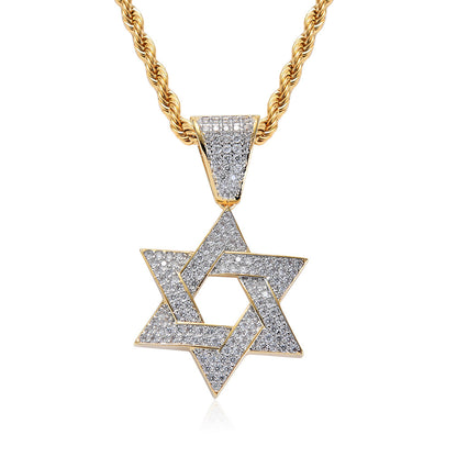Hip Hop Minimalist Fashion Copper Pendant Necklace for Men and Women