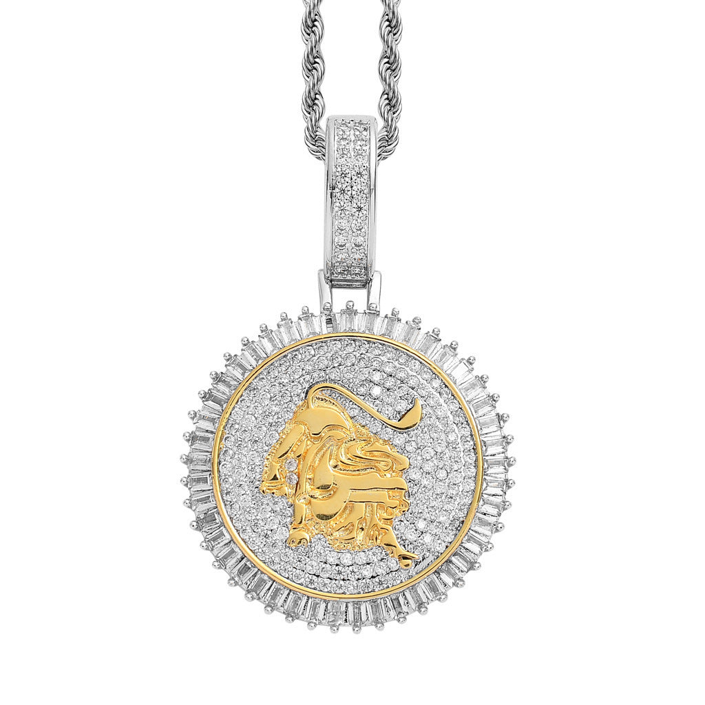 Hip Hop Vintage Money Bag Stainless Steel Pendant Necklace for Men and Women