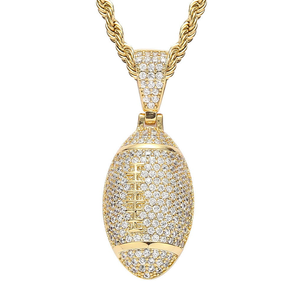 Hip Hop Fashion Copper Pendant Necklace for Men and Women