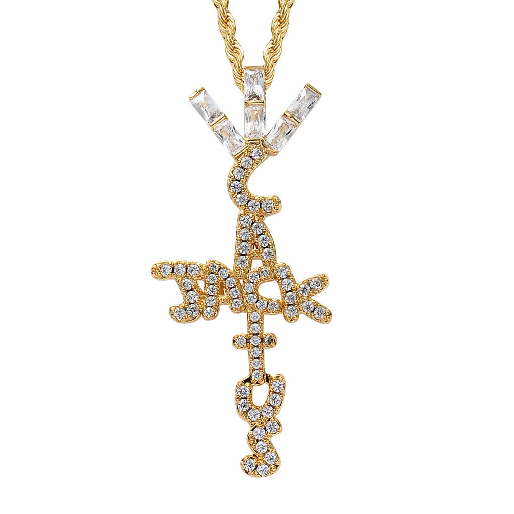 Hip Hop Fashion Copper Pendant Necklace for Men and Women