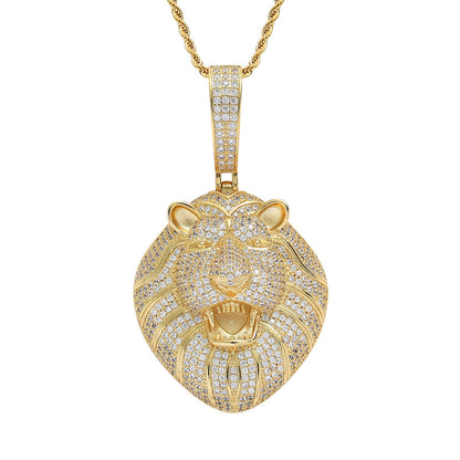 Hip Hop Fashion Cubic Zirconia Pendant Necklace for Men and Women